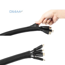 DEEM Rohs Self Closing Cord Sleeve Cable Managment Sleeve Cable Organizer PET Monofilament and Multifilament,pet -50C 150C